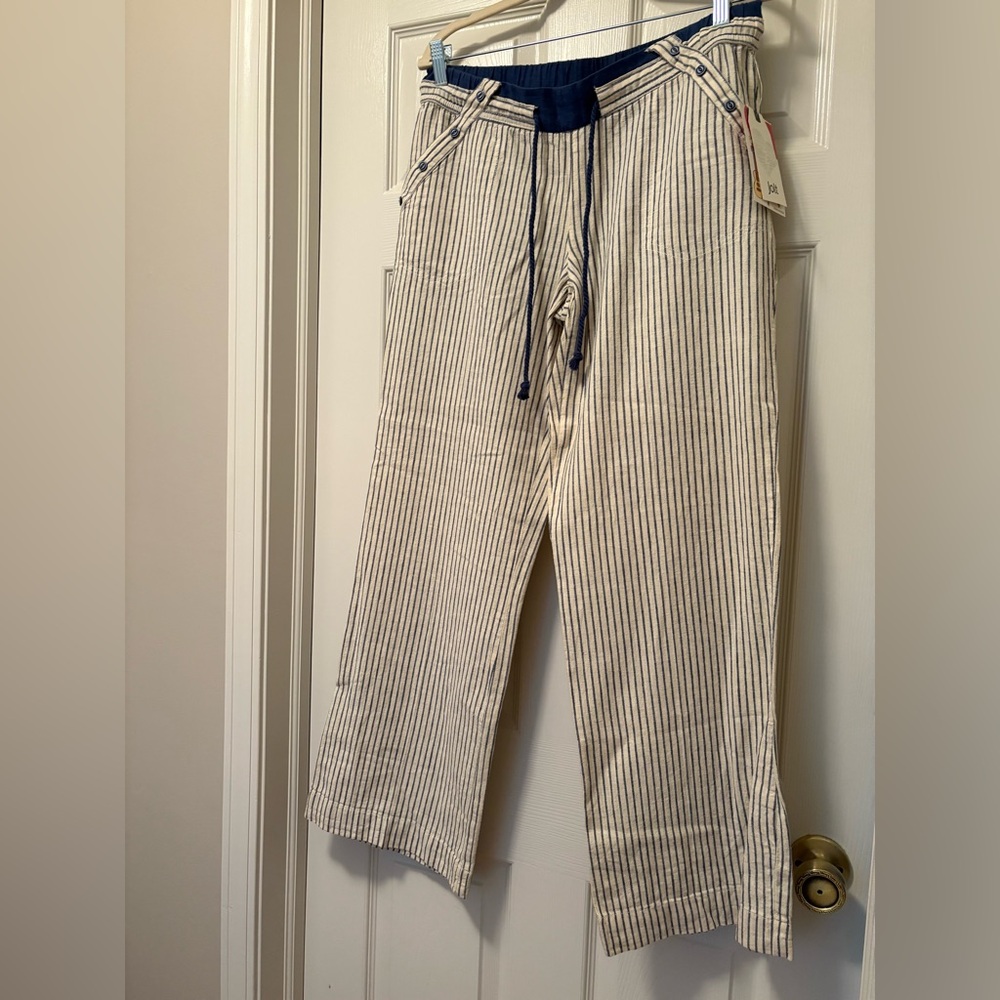 Jolt brand, linen blend striped pants, size 11